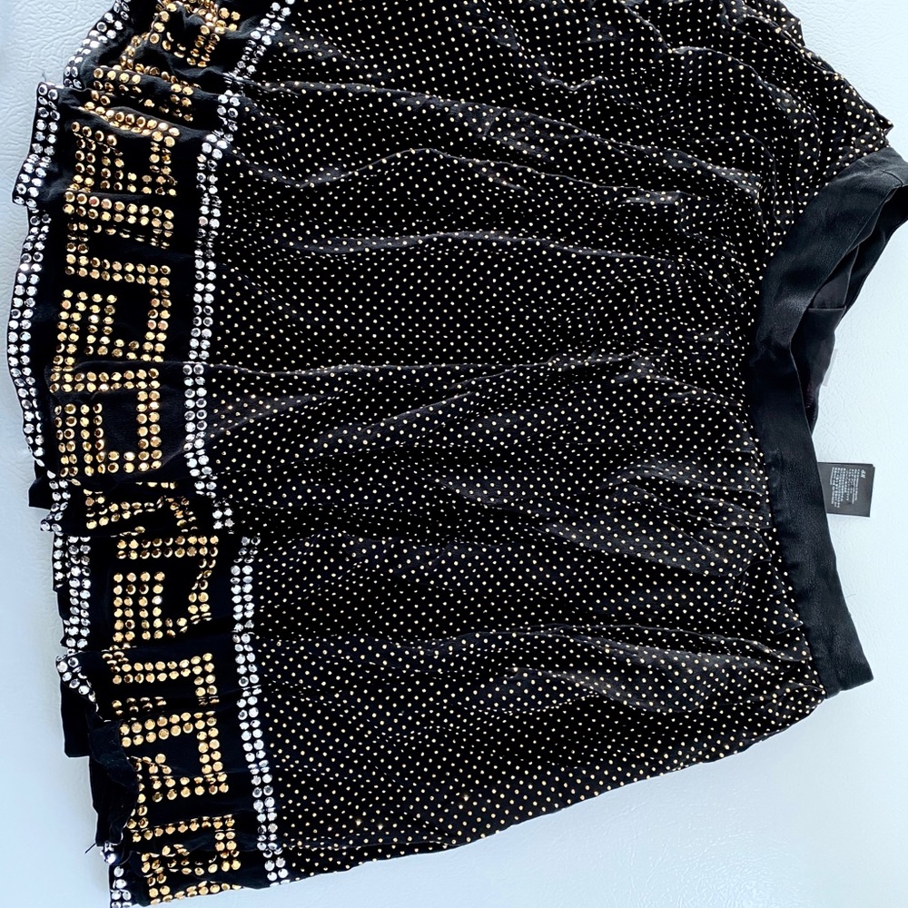 Versace and h&m skirt
